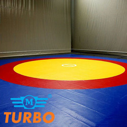 Wrestling Mat Cover Painted
