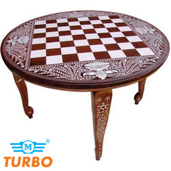 Round Chess Table 